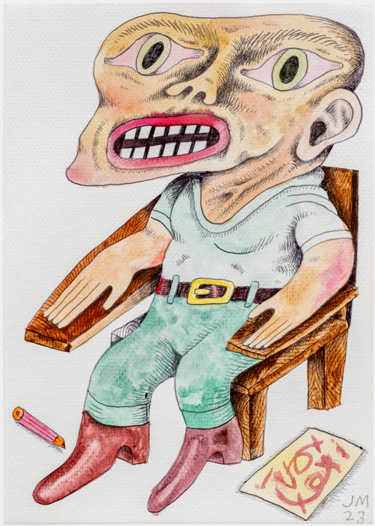 018 - "The Transformation of the Hobbyist" Watercolor Painting by Jim Mooijekind