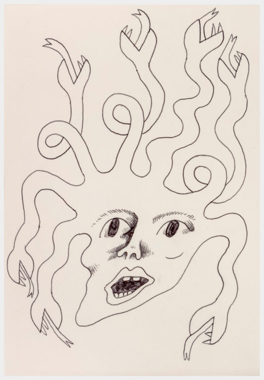 048 - "Medusa" Drawing by Jim Mooijekind