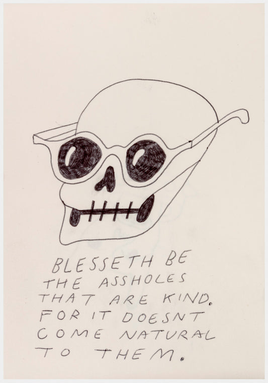 039 - "Blessed Be..." Drawing by Jim Mooijekind