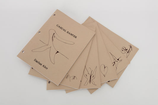 Darius Airo “Casual Banter” zine #s 1-50 (w/drawings)
