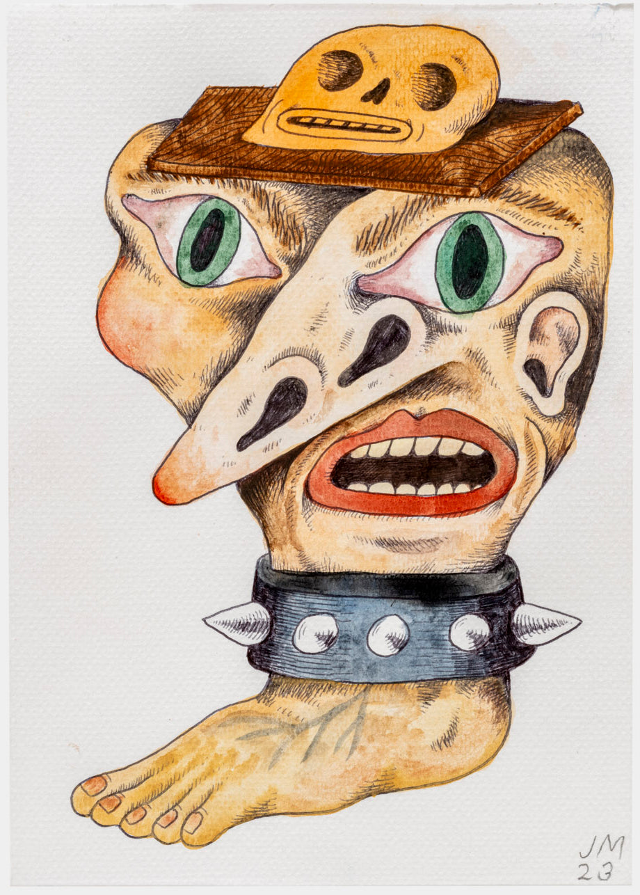 004 - "True Rascal" Watercolor Painting by Jim Mooijekind