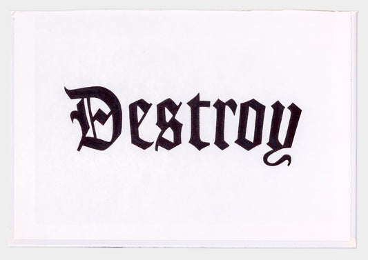 Destroy - Albert Reyes