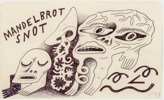 101 - "Mandelbrot Snot" Drawing by Jim Mooijekind